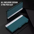 thumbnail image 2 of Leather Stand Flip Case + S Pen Holder For Samsung Galaxy Z Fold 6/5/4/3/2 Cover, 2 of 8