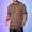 A_Coffee, variant on LMOIPLI Mens Textured Crew Neck Short Sleeve T Shirt with Contrast Trim Casual Breathable Ringer Tee for Streetwear and Daily Wear Blue M