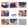 thumbnail image 4 of Ximing Grommet Tool Kit, Grommet Setting Tool and 50 Sets Grommets Eyelets with 3 Pieces Installation Tools for Craft Making, Repair, 4 of 10