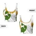 thumbnail image 5 of Kdxio Plump Sunflower And Sketch Print Workout Crop Tank Top for Women Racerback Yoga Tank Tops Athletic Sports Shirts Exercise Undershirts, 5 of 9