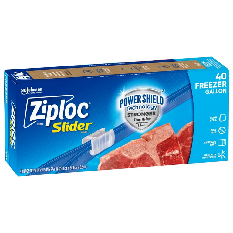 冷凍PS30 PL40 S10 ML40 Amazon.com: Ziploc Freezer Bag, Quart Value Pack, 40-Count (Pack