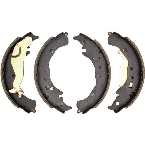 Rear Brake Shoe Set - Compatible with 2009 - 2019 Toyota Corolla 2010 2011 2012 2013 2014 2015 2016 2017 2018