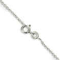 thumbnail image 3 of Auriga Fine Jewelry 925 Sterling Silver 1mm Cable Chain 22inch Necklace for Women, 3 of 6