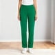 thumbnail image 3 of Amzcrzy Pantalones Médicos Para Mujer: Corte Holgado, 3 Bolsillos, Tiro Natural, Bajo Cónico, Color Liso, Cintura Elástica Y Pierna Recta. Diseñados Para Comodidad Profesional, Tallas S-2Xl Verde, 3 of 4