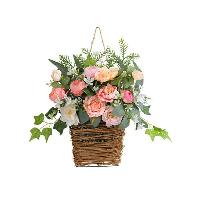 SHAGUOZHOU Spring Flower Flower Outdoor Wedding Decoration Photography Props Suitable For Spring Decoration Happy Birthday Frame Backgrounds for Photography Brick