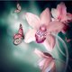 thumbnail image 1 of Kit de pintura por números DIY Cymbidium Oil Art Picture Craft Home Wall Decor (H1209) FLhrweasw Nuevo, 1 of 9
