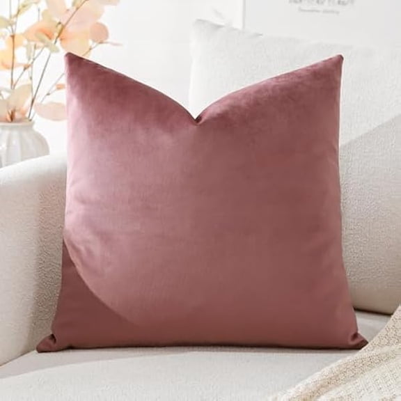 Eryueer Luxury Velvet Cushion Covers Super Soft Decorative Square Throw Pillow Covers Case Cushion Covers for Sofa Couch Bedroom Car Decor 45x45cm Jam