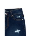 thumbnail image 2 of Wonder Nation Girls Destructed Denim Skirt, Sizes 4-18 & Plus, 2 of 3