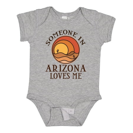 

Inktastic Someone in Arizona Loves Me Gift Baby Boy or Baby Girl Bodysuit