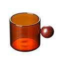 thumbnail image 1 of Office Coffee Mug Gift Set Mugs Cup Cups Glass High Temperature And Durable Transparent With Straws Wooden Handle Teacup, 1 of 5
