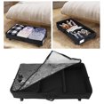 thumbnail image 4 of Under Bed Storage With Wheels, Under Bed Storage Containers With Clear Lid and Handles, Underbed Storage Drawers Bins Under Bed Rolling Storage Organizer for Clothes Shoes Toys, 4 of 7