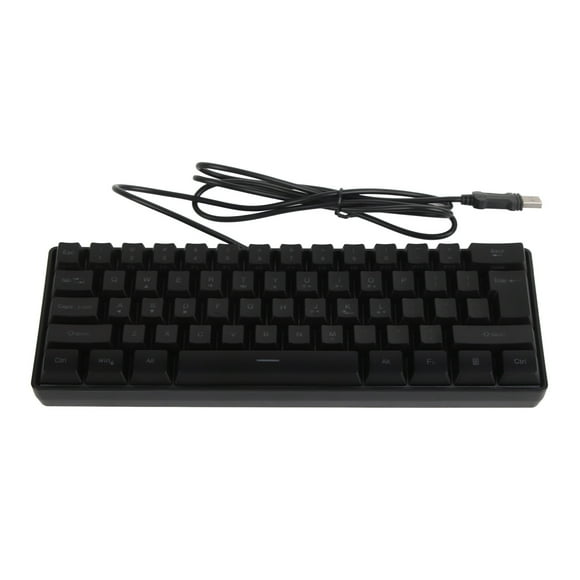 Mechanical Keyboard, Compact Structure Lightweight Portable Ultra Thin RGB Mechanical Keyboard for Homes