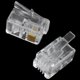 thumbnail image 5 of Conector RJ9 de plástico transparente, 30 unidades, 4P4C, adaptador telefónico, 5 of 8