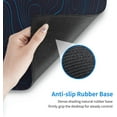 thumbnail image 6 of Blue Black Topographic Mouse Pad Large Gaming Desk Mat Pads Computer Mousepad XL Long Non-Slip Laptop Keyboard Mat for Office Home Travel 31.5"L*11.8"W, 6 of 6