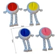 thumbnail image 2 of Curling Buddy - 3D Printed Articulated Curling Stone Figurine, Curling Sports Collectible, Moving Stone Model, Flexible Joint Figure, Desktop Decoration for Sports Fans,Unique Gift, 2 of 6