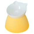 thumbnail image 1 of Cuencos elevados para gatos, cuenco de comida para gatos elevado e inclinado antivómitos, cuencos para gatos para proteger la columna vertebral Style5, 1 of 5