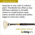 thumbnail image 2 of Original Gold Specialty&reg; 9232 Series, Natural White Bristle Fan Artist Brush, 2 of 6