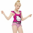 thumbnail image 4 of Hello Kitty Girls One Piece Swimsuits Hawaiian Summer Swimwear Beach Bathing Suit Outfits, 4 of 7