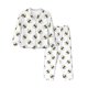 thumbnail image 1 of Fotbe Bee Conjunto de Pijama de Manga Larga para Mujer con Estampado, Ropa de Dormir de 2 Piezas, Conjunto de Casa Suave y Cómodo con Bolsillos-Medium, 1 of 7