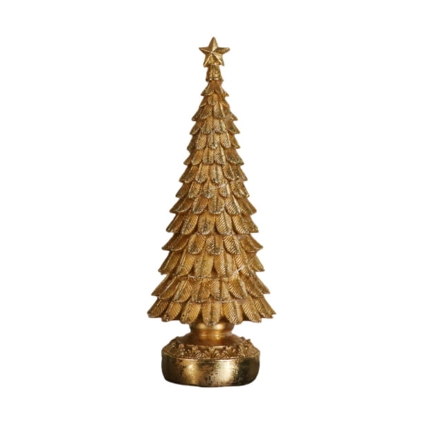 Figura De árbol De Navidad Con Luz, Decoración Navideña Para La Repisa Del Dormitorio Interior