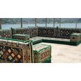 thumbnail image 3 of Green Turkish Sofa Set, Arabic Majlis Seating, Meditation Cushion, Diwan Sofa, Floor Cushions for Adults, Convertible Modular Sofa, 3 of 3