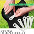 thumbnail image 4 of Edger Blade, RosyFate Pack of 20 Replacement Blades for Edger, Trimmer Blade, Plastic Edger Blade for Stihl Polycut Edger 5-3,6-3,7-3,10-3,20-3,40-3 ., 4 of 5