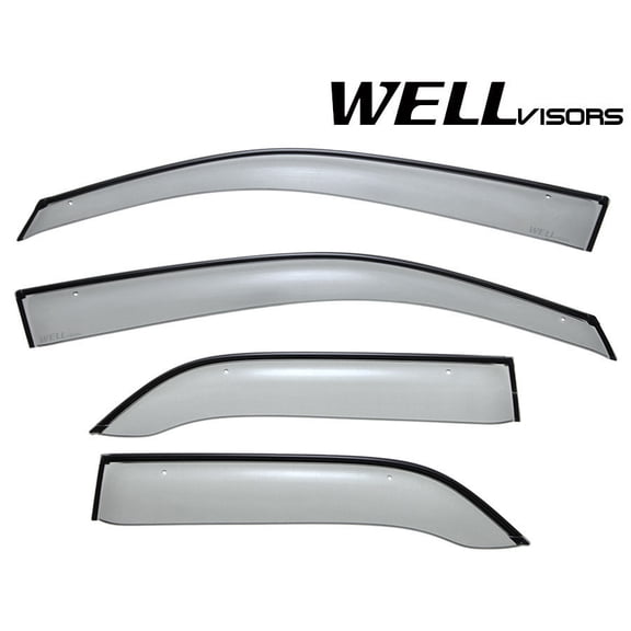 Wellvisors Side Window Visors Deflectors Rain Guards With Black Trim for 1999-2003 Lexus RX300 3-847LX005
