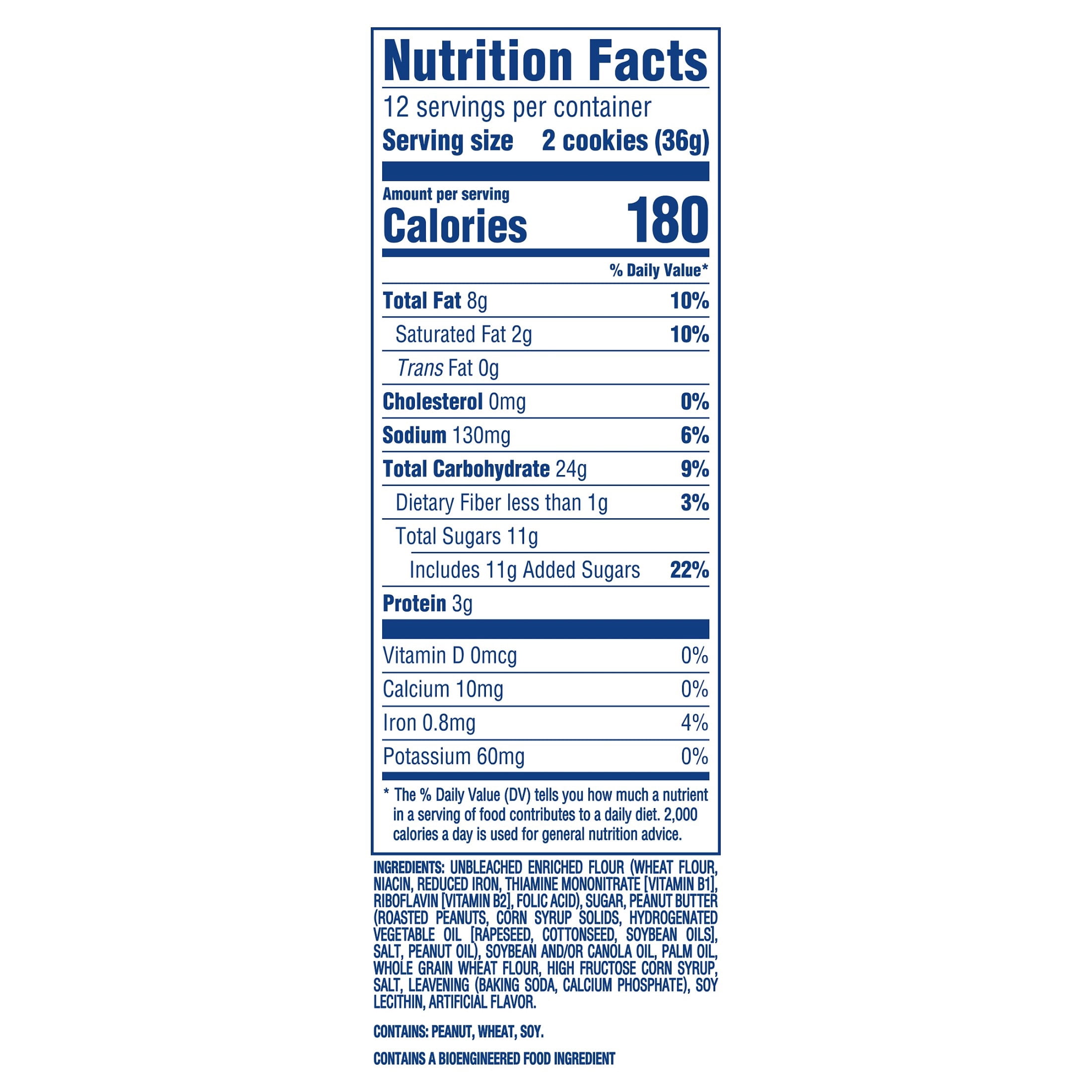 NUTTER BUTTER Double Nutty Peanut Butter Sandwich Cookies, Family Size, 15.27 oz