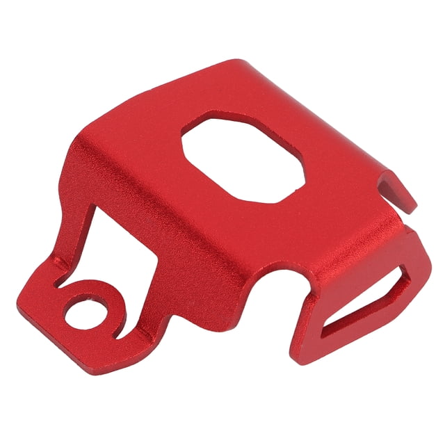 Protector de depósito de líquido de freno trasero de motocicleta, cubierta de aleación de aluminio de repuesto para NINJA 250 300 400 650Red