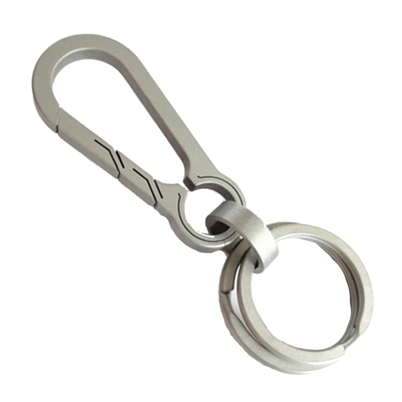 Titanium Bottle Opener Key Car Keychain Carabiners Keys Chain Hanging Key Ring 