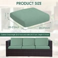 thumbnail image 2 of TOPCHANCES 6 Pack Patio Stretch Sofa Cushion Covers, Waterproof Outdoor Furniture Cushion Slipcovers Replacement Chair Seat Protector Covers, 2 of 12