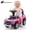 Pink, variant on Ride On Car for Toddlers 1–3, Ford Bronco Ride On Toy with Steering Wheel, Music, Horn & Engine Sounds, Under Seat Storage, Silent Wheels, Easy Walker & Push Car for Boys & Girls, Pink