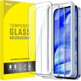 thumbnail image 1 of AQWAL-Screen Protector for Google Pixel 9a 6.3-Inch 2025, Tempered Glass Film with Easy Installation Tool, Fingerprint Compatible, HD Clear, 3-Pack, 1 of 4