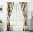 thumbnail image 2 of Barefoot Bungalow Carlie Calico Patchwork Print Curtain Panels 50 W x 84 L (Set of 2), 2 of 7