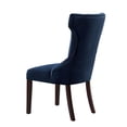 thumbnail image 5 of Posh Living Rebecca Velvet Dining Chair in Navy Blue(Set of 2), 5 of 8