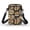 Books Floral, variant on Casual Crossbody Bag for Hiking Shop, Polyester Double Deck Shoulder Bag, Stars Stripes Patriotic Pattern