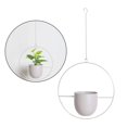 thumbnail image 3 of yotijay Creative Metal Decorative Plant Hanger Hanging Planter Pot Holder Indoor Outdoor Apricot Round, 3 of 9