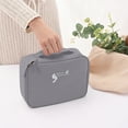 thumbnail image 6 of Daiosportswear Makeup Bag,Cosmetic Cases,Travel Makeup Bag with Compartment,Protable Travel Makeup Case for Cosmetics,Makeup Brushes,Toiletries,Travel Accessories Gray, 6 of 7