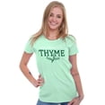 thumbnail image 3 of Look At Thyme Green Thumb Gardening Women's T Shirt Ladies Tee Brisco Brands S, 3 of 6