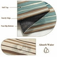 thumbnail image 6 of 5'x8' Area Rugs, Blue Brown Beige Indoor Outdoor Area Rug for Living Room Bedroom, Boho Farmhouse Country Abstract Striped Washable Bathroom Rugs Kitchen Floor Carpet Mats Home Decor Aesthetic, 6 of 8