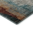 thumbnail image 3 of Addison Rugs Mayfield Premium Machine Washable Transitional Abstract Teal Rectangle Rug, 5' X 7'6" Machine Washable Transitional Abstract Teal Oversized Sherpa Throw Blanket, 3 of 6