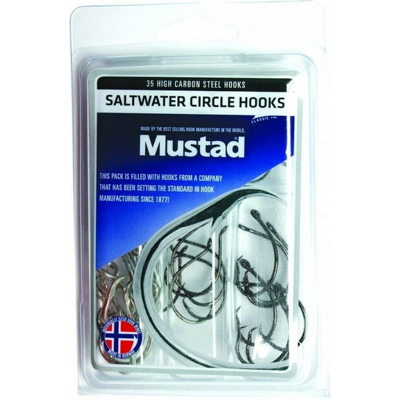 Mustad Assorted Saltwater Circle Hook Kit - Size: Assorted sizes 35pc