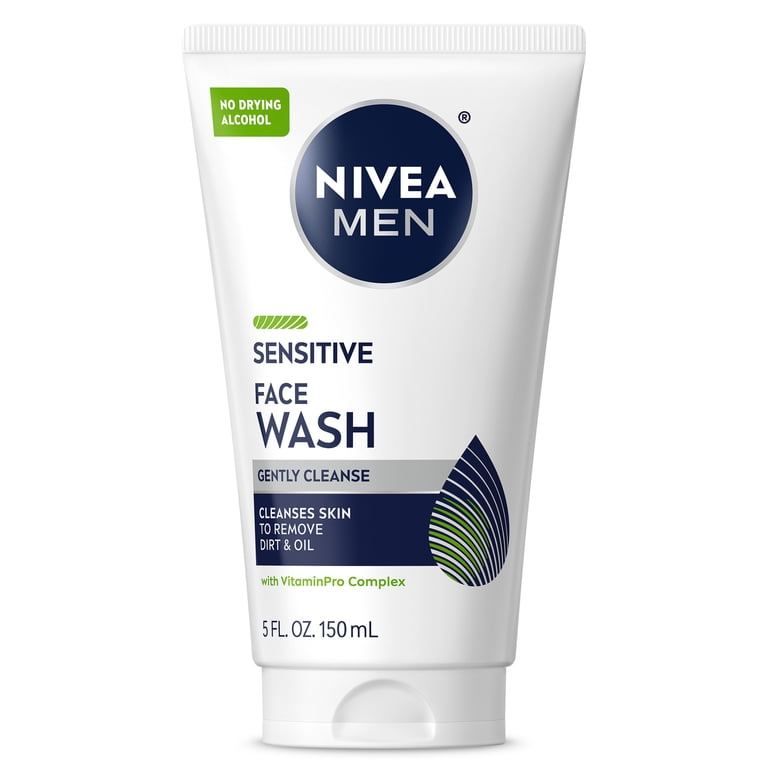 Nivea Men Sensitive Face Wash With VitaminPro Complex, 5 fl oz photo 1