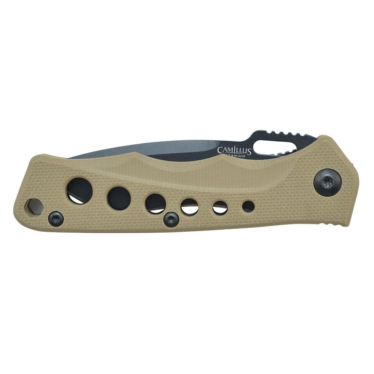 Camillus Fulgar Liner Lock Pocketknife for Hunting and Fishing - 6-7/8 -  Unfinished Kit