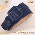 thumbnail image 5 of SUOSDEY Belts for Women,Ladies Belt for Jeans Pants Dresses,Candy Color Fashion Square Buckle Belt, 5 of 7