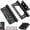 Black, variant on 5 Inch No Mortise Door Hinges, Heavy-Duty 304 Stainless Steel Hinges with Bearings for Residential Doors, 100KG Load Capacity (4 Pack) Interior Door Hinges, Easy to Intall Black Hinges