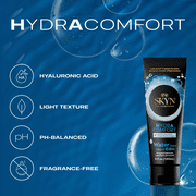 SKYN HydrAcomfort Water Based Lube - Personal Lubricant - pH Balanced for Women, Safe with Latex and Latex-Free Condoms and Personal Devices