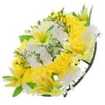 thumbnail image 6 of Monyance Gravesite Flower Wreath Sacrifice Wreath Artificial Flower Wreath Graveyard Wreath Artificial Mourning Garland(12.99X12.99X3.15Inches), 6 of 10