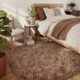 thumbnail image 2 of Pentantan 8ft x 10ft Shag Area Rugs, Fluffy Rug for Living Room Bedroom, Soft Plush Pile Indoor Carpet, Brown, 2 of 7