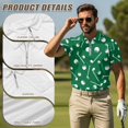 thumbnail image 5 of HUIACONG Couples Golf Shirts Matching Sleeveless Golf Shirts for Women Moisture Wicking Mens Short Sleeve Golf Shirt 1/4 Zip Collared Casual Sports Man M, 5 of 6